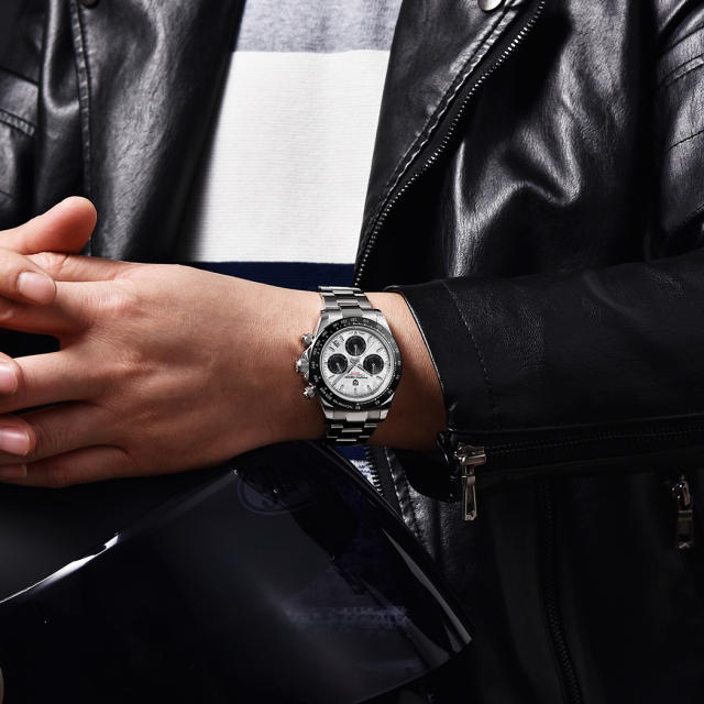 PAGANI DESIGN full Gold Men's Quartz Watches Daytona Homage Wrist Watch with Seiko VK63 Movement Sapphire Glass Waterproof PD 1644