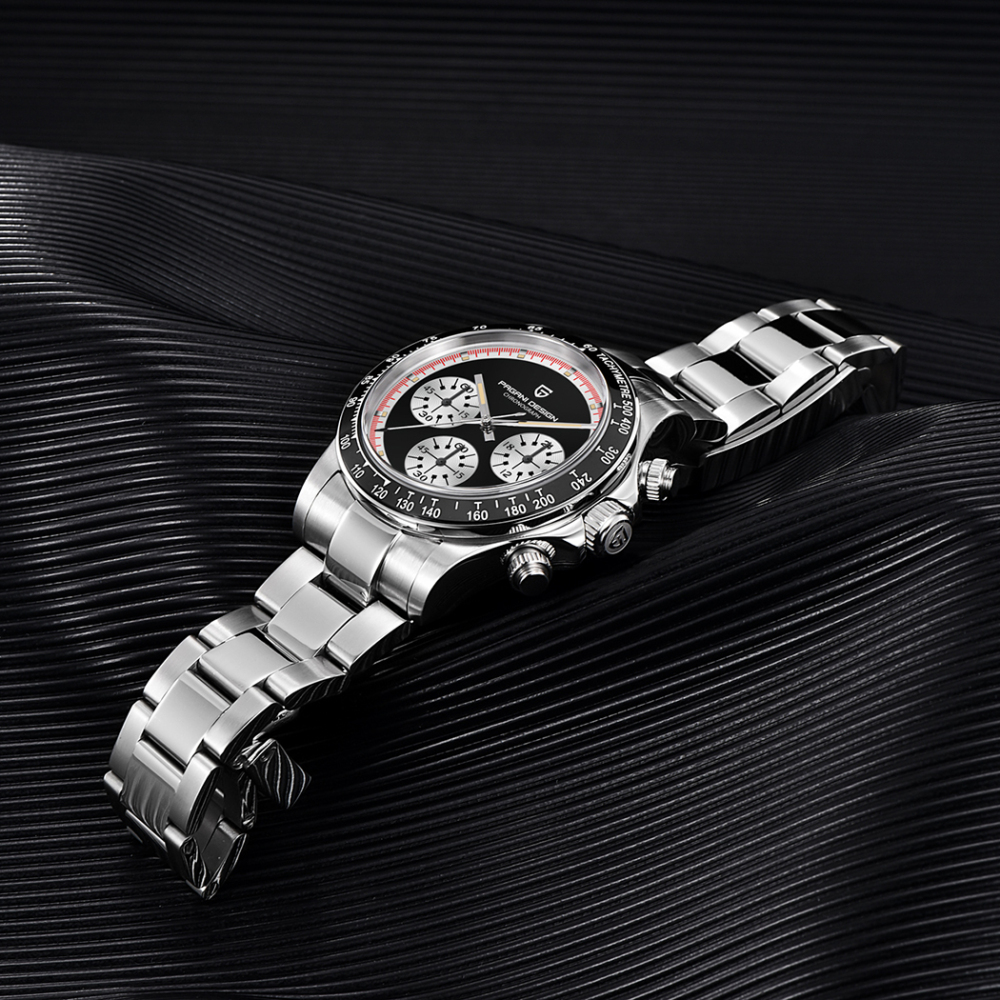 PAGANI DESIGN New Men's Quartz Watches Paul Newman Homage Wrist Watch with Seiko VK63 Movement Sapphire Ceramic Bezel Waterproof Stainless Steel PD 16