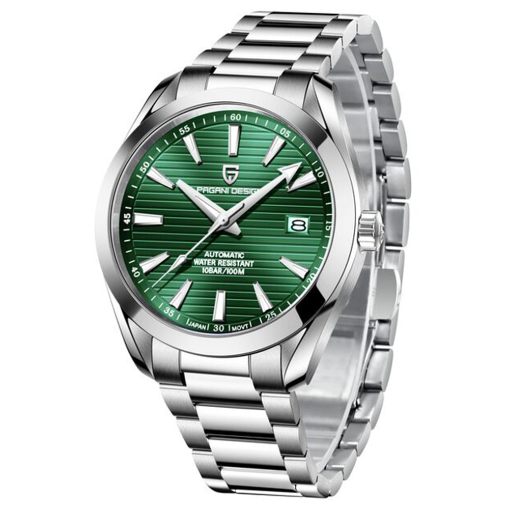 PAGANI DESIGN PD-1688 Automatic Men's Watches Business Stainless Steel Waterproof Wrist Watch for Men Casual Genuine Leather Wristwatch
