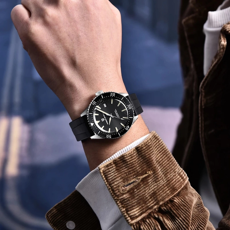 PAGANI DESIGN Classic Fashion Luxury Automatic Mens Watches Top Brand Sapphire Glass Stainless Steel Waterproof Mechanical Watch 1672