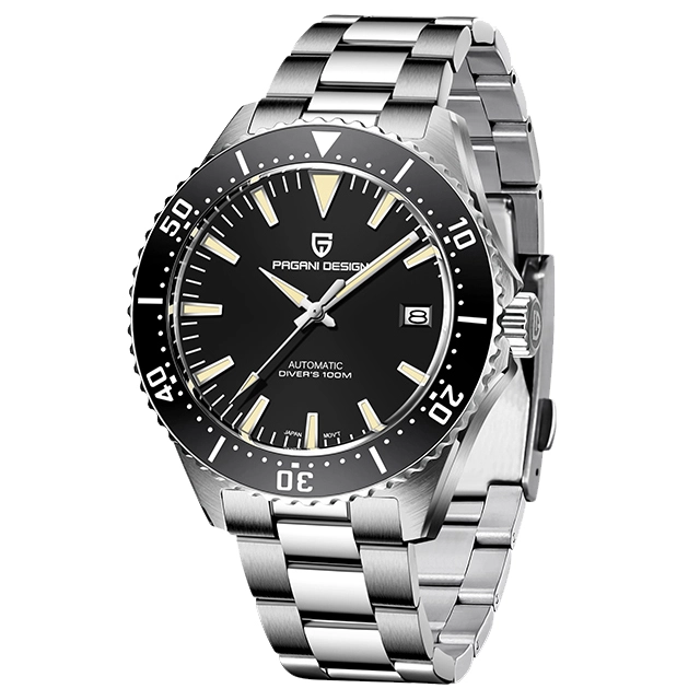 PAGANI DESIGN Classic Fashion Luxury Automatic Mens Watches Top Brand Sapphire Glass Stainless Steel Waterproof Mechanical Watch 1672