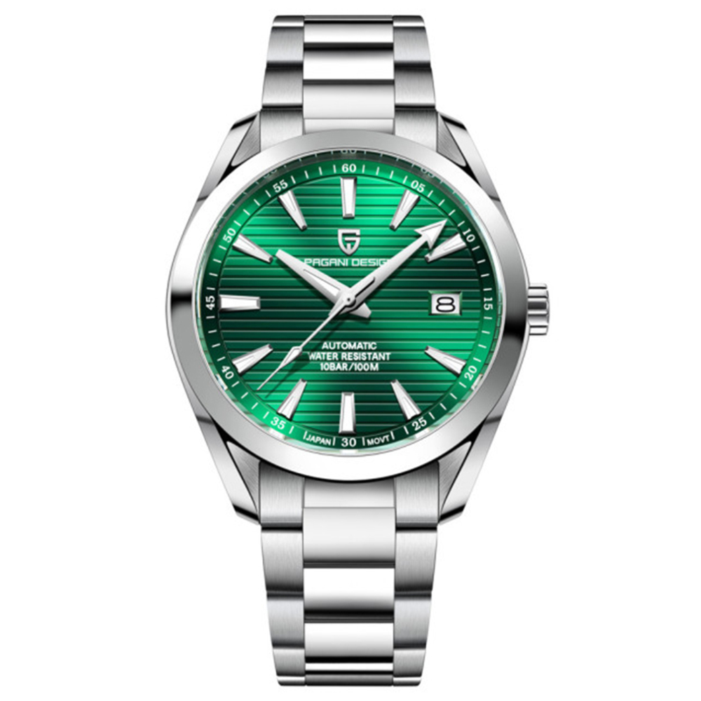 PAGANI DESIGN PD-1688 Automatic Men's Watches Business Stainless Steel Waterproof Wrist Watch for Men Casual Genuine Leather Wristwatch