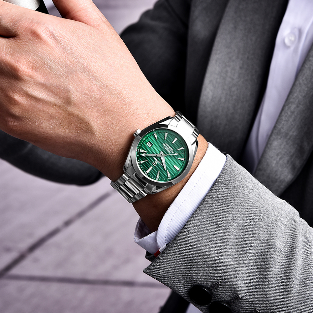 PAGANI DESIGN PD-1688 Automatic Men's Watches Business Stainless Steel Waterproof Wrist Watch for Men Casual Genuine Leather Wristwatch