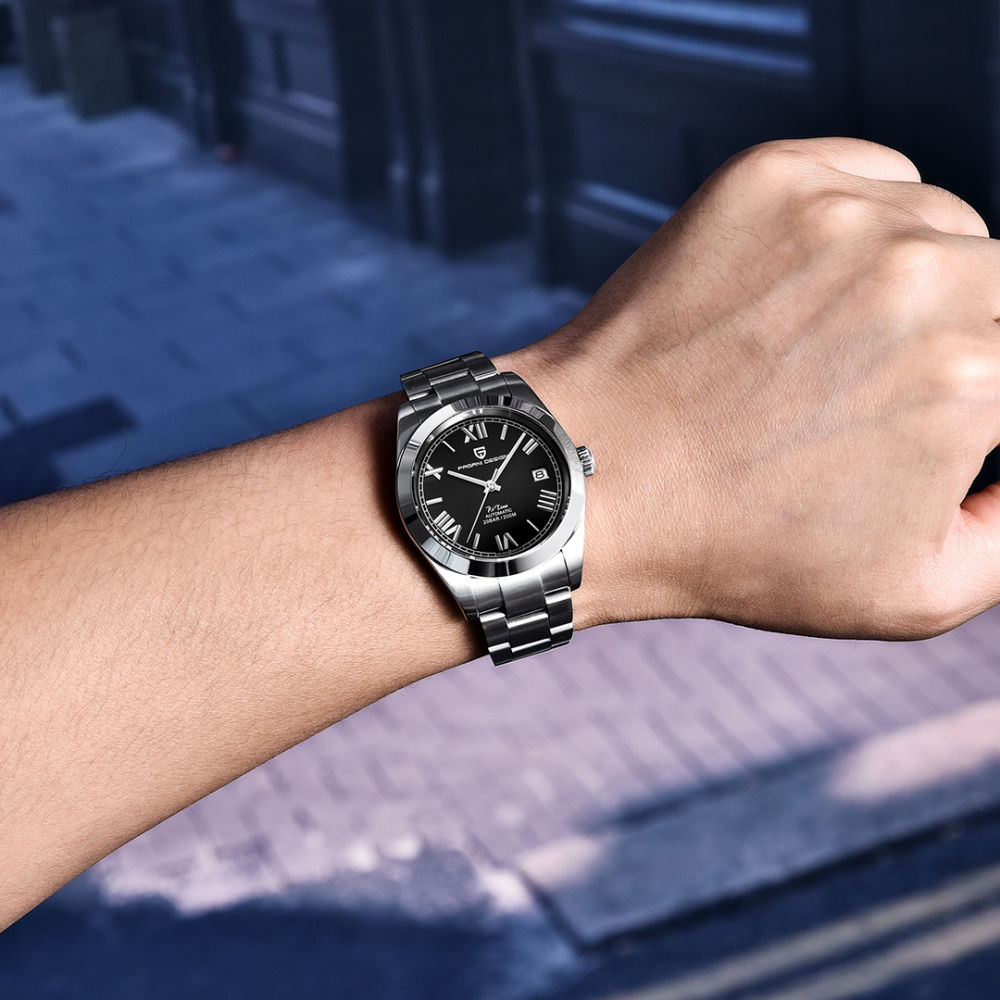 PAGANI DESIGN Casual Men's Automatic Mechanical Watches full Stainless Steel Waterproof Wrist Watches for Men PD 1691