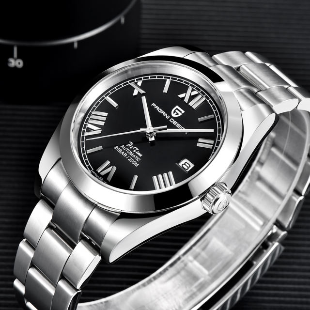 PAGANI DESIGN Casual Men's Automatic Mechanical Watches full Stainless Steel Waterproof Wrist Watches for Men PD 1691