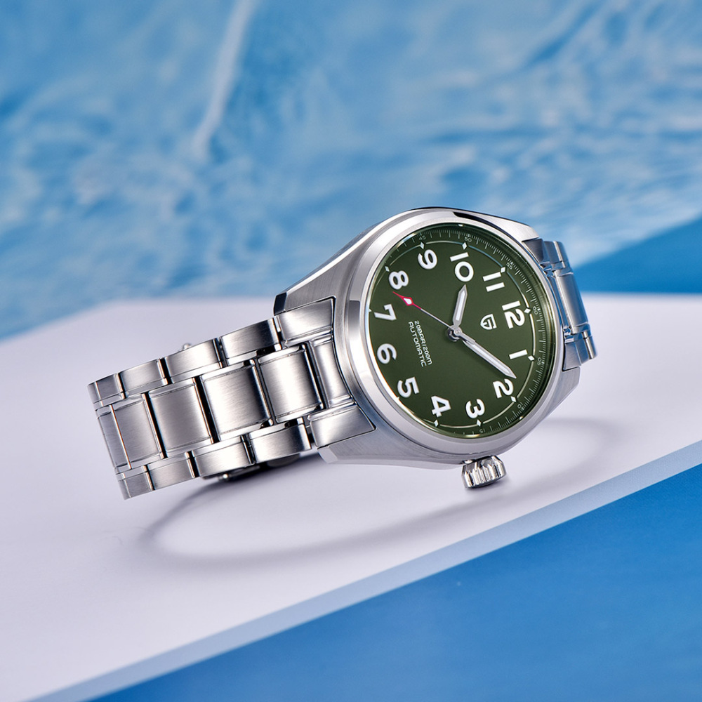 PAGANI DESIGN PD-1717 Men's Automatic Mechanical Watches with 38mm Case full Stainless Steel Business Waterproof Wrist Watch for Men