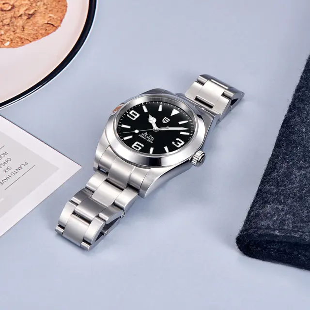 PAGANI DESIGN Men's Automatic Watches 40MM Stainless Steel Homage Mechanical Wristwatches Sapphire Glass AR Coated Watches 20bar Waterproof