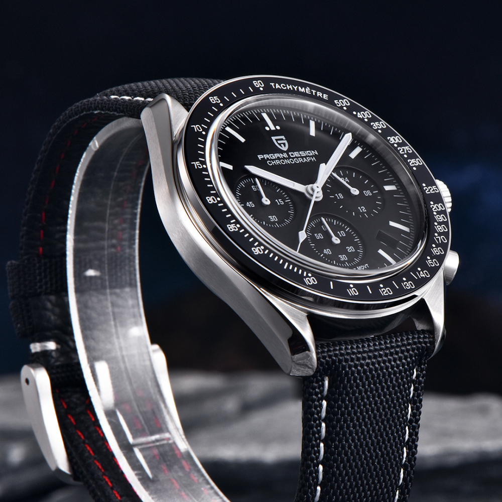 PAGANI DESIGN PD-1701 Men's Quartz Watches New Release full Stainless Steel Waterproof Sports Chronograph Wrist Watch for Men
