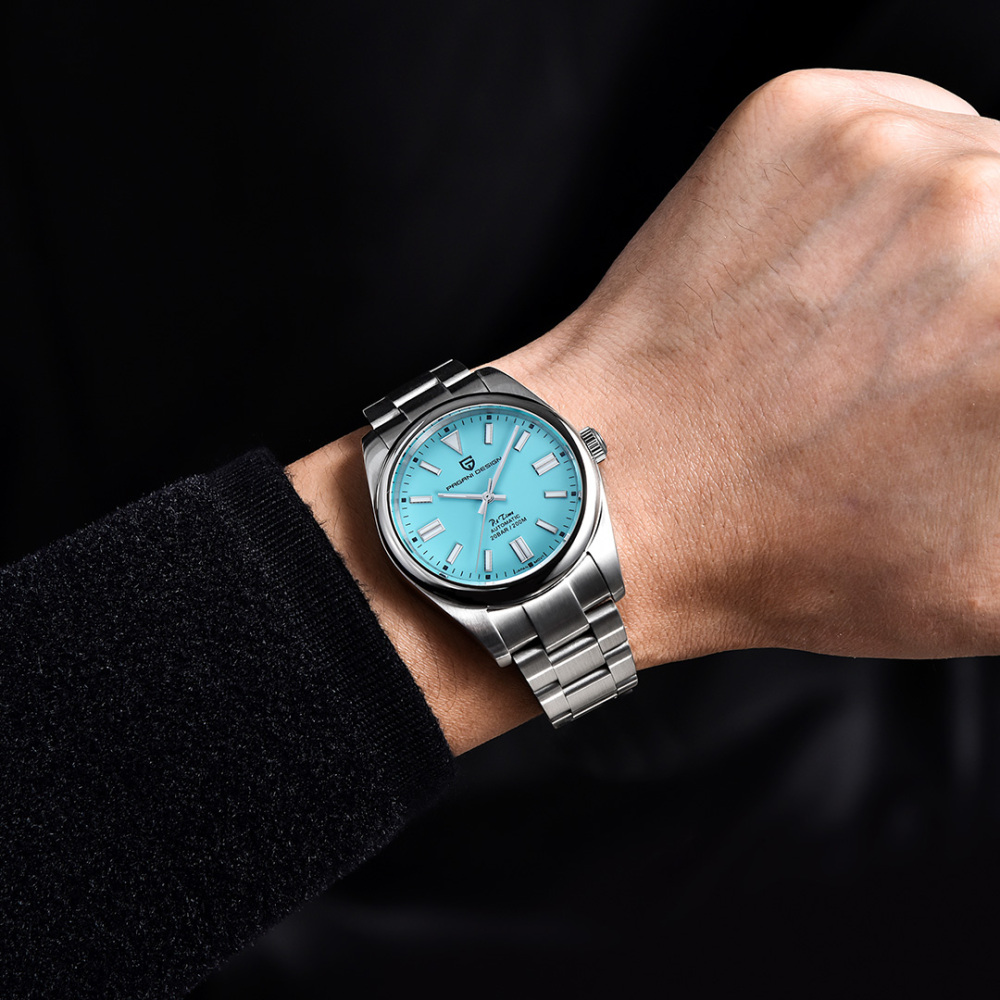 PAGANI DESIGN Automatic Men's Watch 38mm Stainless Steel Simple Mechanical Wristwatch Japanese Sports Luxury Sapphire Glass Clock