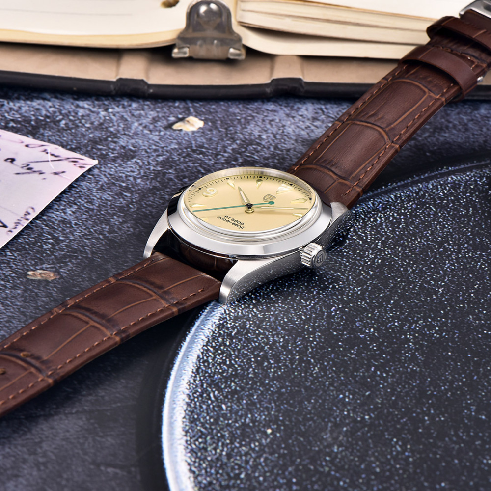 PAGANI DESIGN New Men's Automatic Watches Vintage Airking Homage Wristwatches Stainless Steel Business 200M Waterproof PD5000 Wrist Watch for Men PD1723