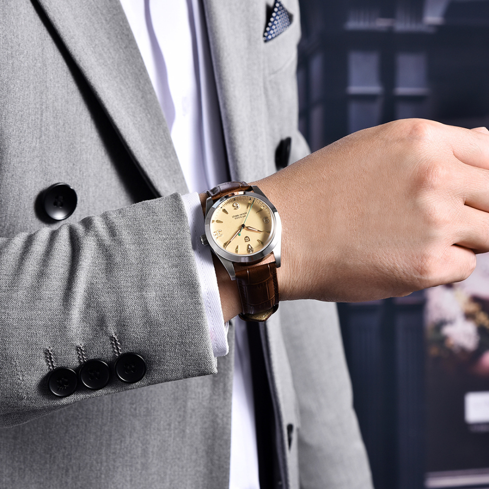 PAGANI DESIGN New Men's Automatic Watches Vintage Airking Homage Wristwatches Stainless Steel Business 200M Waterproof PD5000 Wrist Watch for Men PD1723