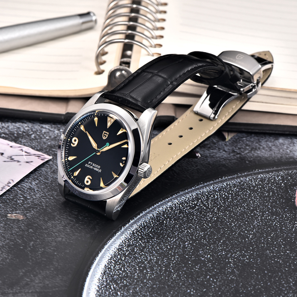 PAGANI DESIGN New Men's Automatic Watches Vintage Wristwatches Stainless Steel Business 200M Waterproof PD5000 Wrist Watch for Men PD1723