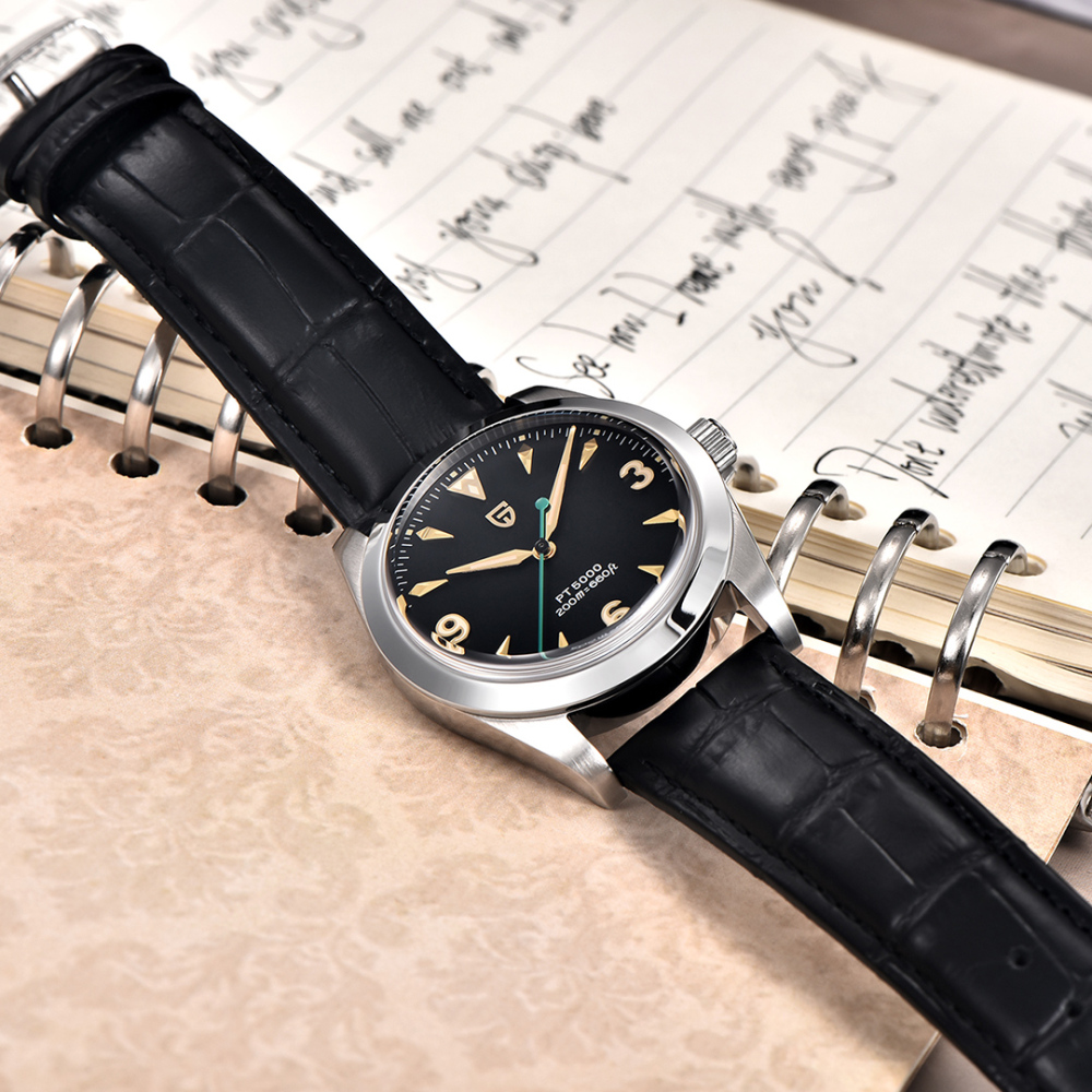 PAGANI DESIGN New Men's Automatic Watches Vintage Airking Homage Wristwatches Stainless Steel Business 200M Waterproof PD5000 Wrist Watch for Men PD1723