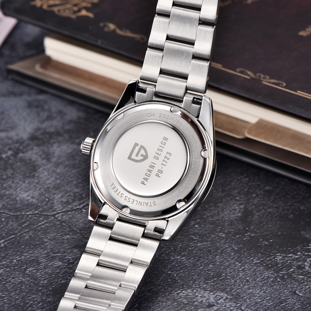 PAGANI DESIGN New Men's Automatic Watches Vintage Airking Homage Wristwatches Stainless Steel Business 200M Waterproof PD5000 Wrist Watch for Men PD1723