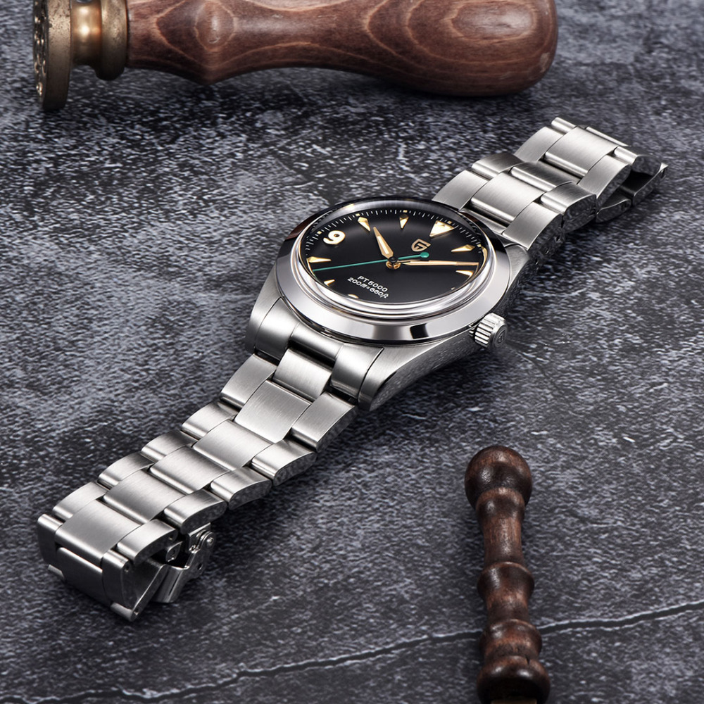 PAGANI DESIGN New Men's Automatic Watches Vintage Wristwatches Stainless Steel Business 200M Waterproof PD5000 Wrist Watch for Men PD1723