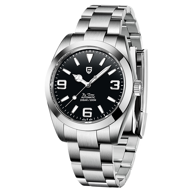 PAGANI DESIGN Men's Watches PD-1692 Automatic Mechanical 40MM Stainless Steel Wristwatches Sapphire Glass AR Coated Watches 20bar Waterproof