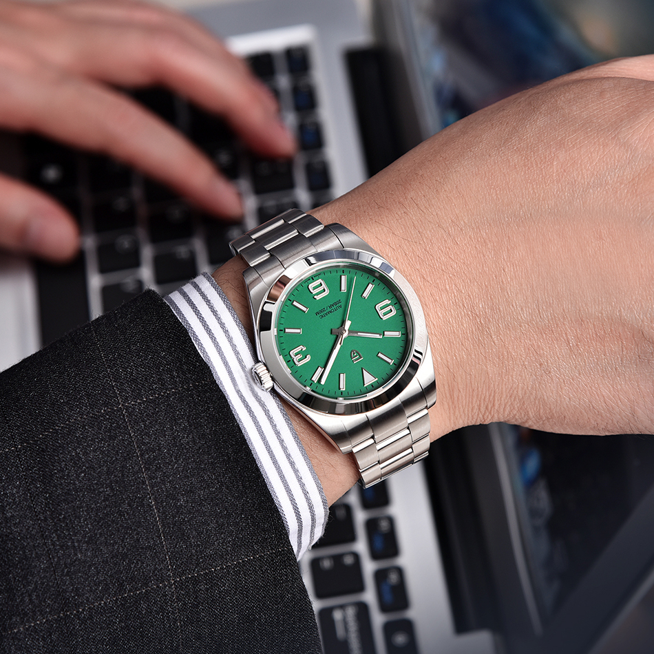 PAGANI DESIGN Men's Watches PD-1692 Automatic Mechanical 40MM Stainless Steel Wristwatches Sapphire Glass AR Coated Watches 20bar Waterproof