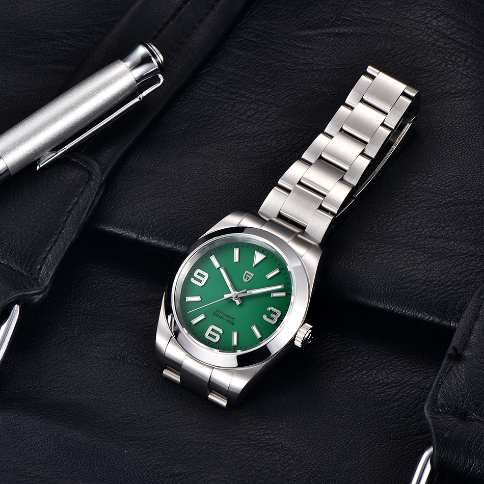 PAGANI DESIGN Men's Watches PD-1692 Automatic Mechanical 40MM Stainless Steel Wristwatches Sapphire Glass AR Coated Watches 20bar Waterproof