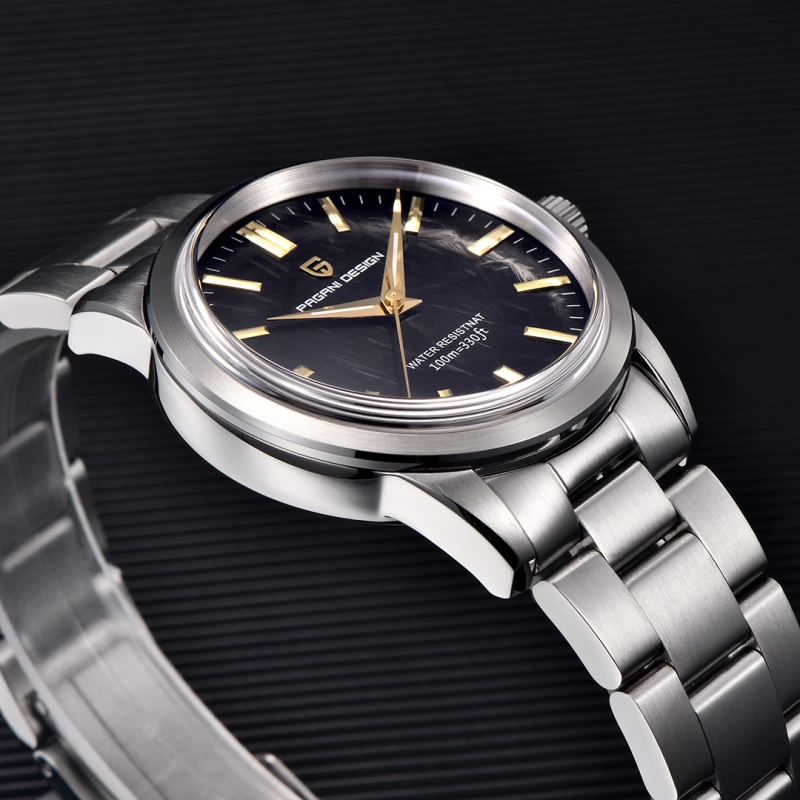 PAGANI DESIGN New Quartz Men's Watches 40mm full Stainless Steel Business Waterproof Wrist Watches for Men PD1734