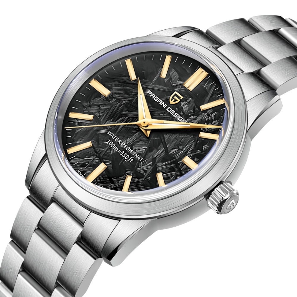 PAGANI DESIGN PD-1734 Quartz Men's Watches 40mm full Stainless Steel Business Waterproof Wrist Watches for Men