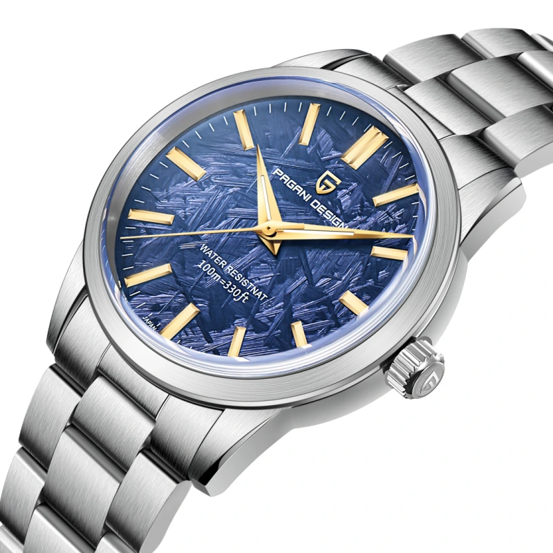 PAGANI DESIGN PD-1734 Quartz Men's Watches 40mm full Stainless Steel Business Waterproof Wrist Watches for Men