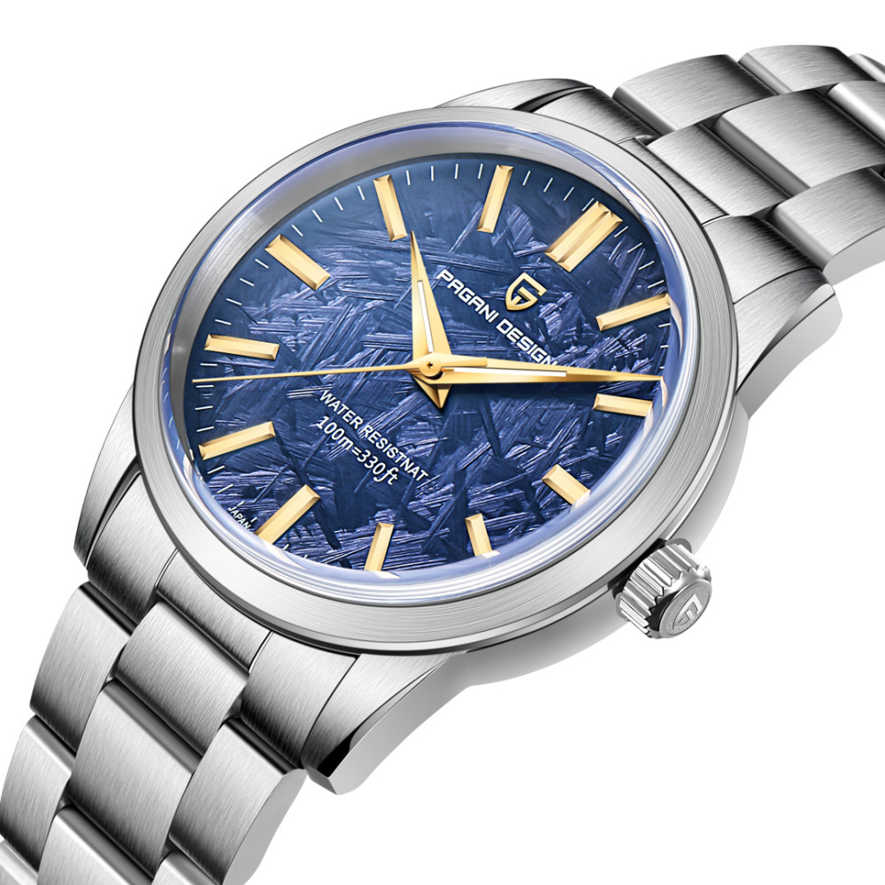 PAGANI DESIGN PD-1734 Quartz Men's Watches 40mm full Stainless Steel Business Waterproof Wrist Watches for Men