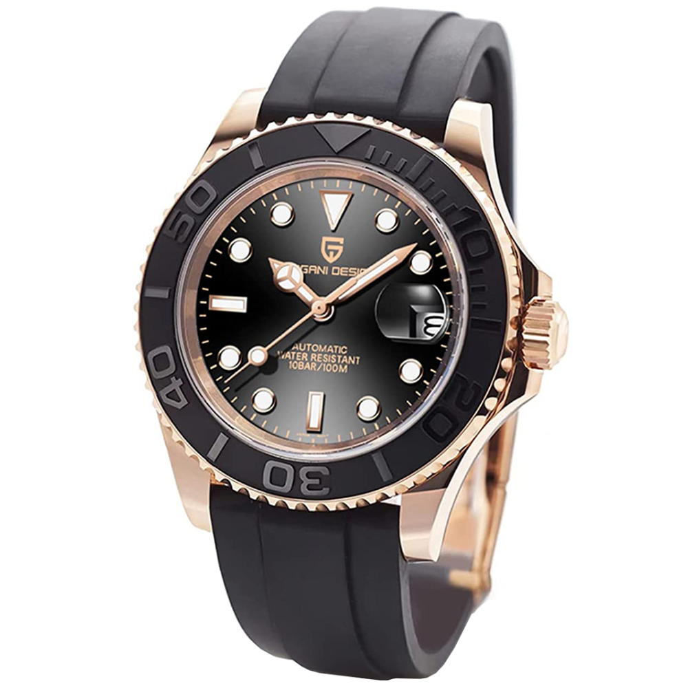 PAGANI DESIGN PD-1651 Automatic Men's Watches Mechanical Stainless Steel Fashion Wrist Watch with NH35A Movement Sapphire Ceramic Bezel