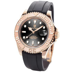 two-tone gold gold bezel silicone PD1651