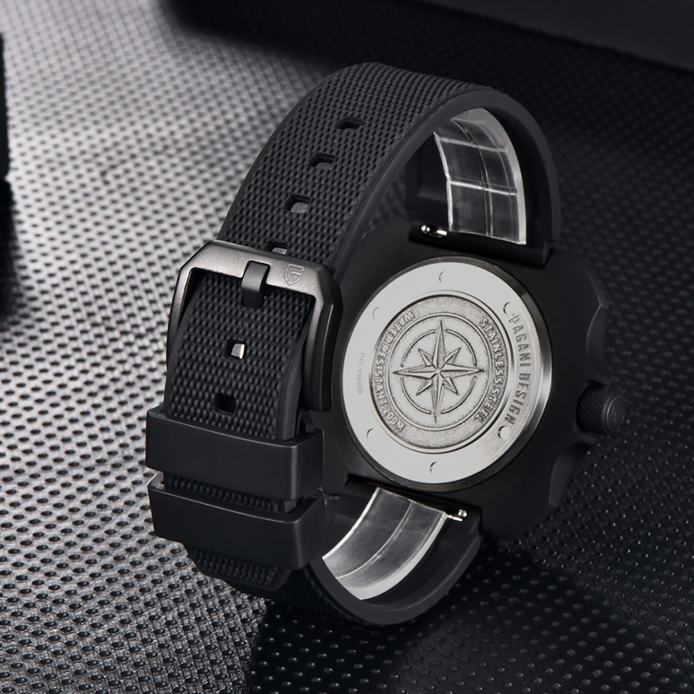 PAGANI DESIGN Men's Automatic Watches PD-YN009 Unique Stainless Steel Waterproof Mechanical Wrist Watches for Men NH35A Movt