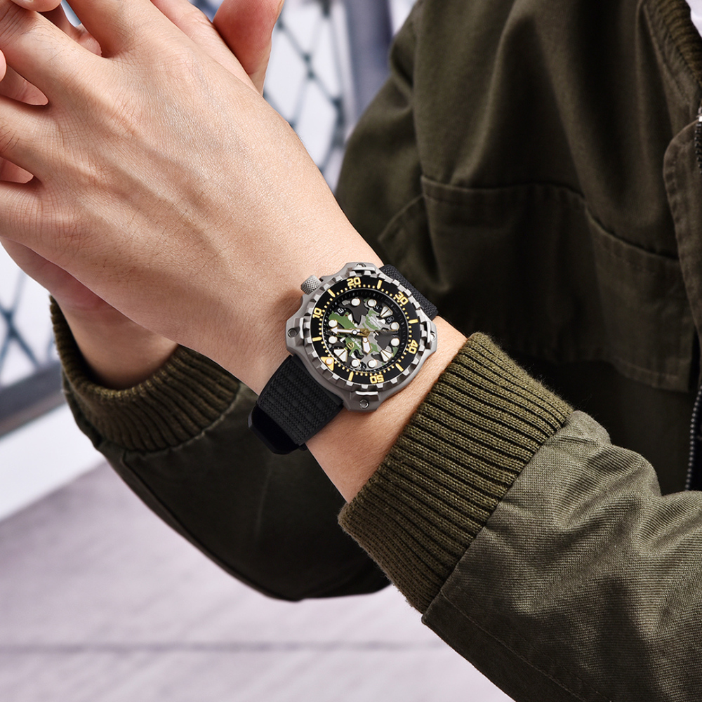 PAGANI DESIGN Men's Automatic Watches PD-YN009 Unique Stainless Steel Waterproof Mechanical Wrist Watches for Men NH35A Movt