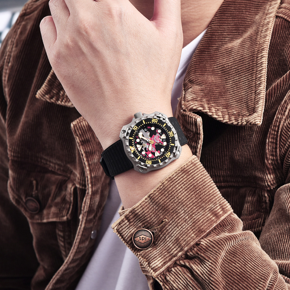 PAGANI DESIGN Men's Automatic Watches PD-YN009 Unique Stainless Steel Waterproof Mechanical Wrist Watches for Men NH35A Movt