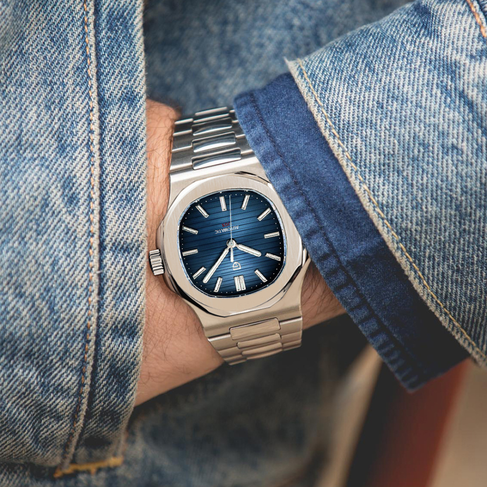 PAGANI DESIGN New Men's Automatic Watches 40mm Luxury Stainless Steel Casual Waterproof Wrist Watches Sapphire Dial Glass PD1728