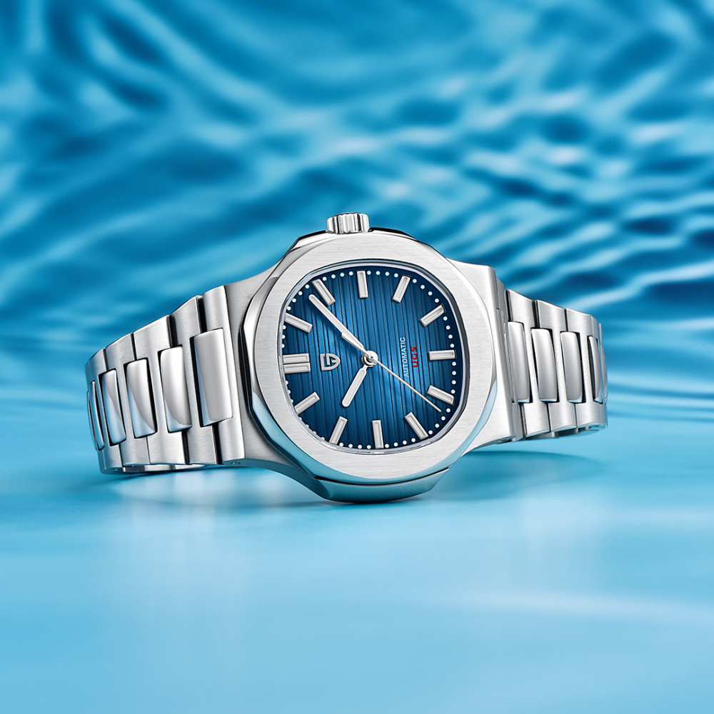 PAGANI DESIGN PD-1728 Men's Automatic Watches 40mm Luxury Stainless Steel Casual Waterproof Wrist Watches Sapphire Dial Glass