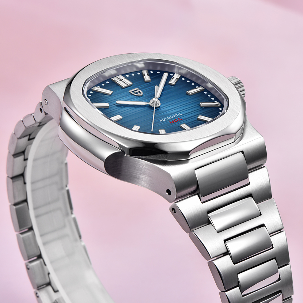 PAGANI DESIGN PD-1728 Men's Automatic Watches 40mm Luxury Stainless Steel Casual Waterproof Wrist Watches Sapphire Dial Glass
