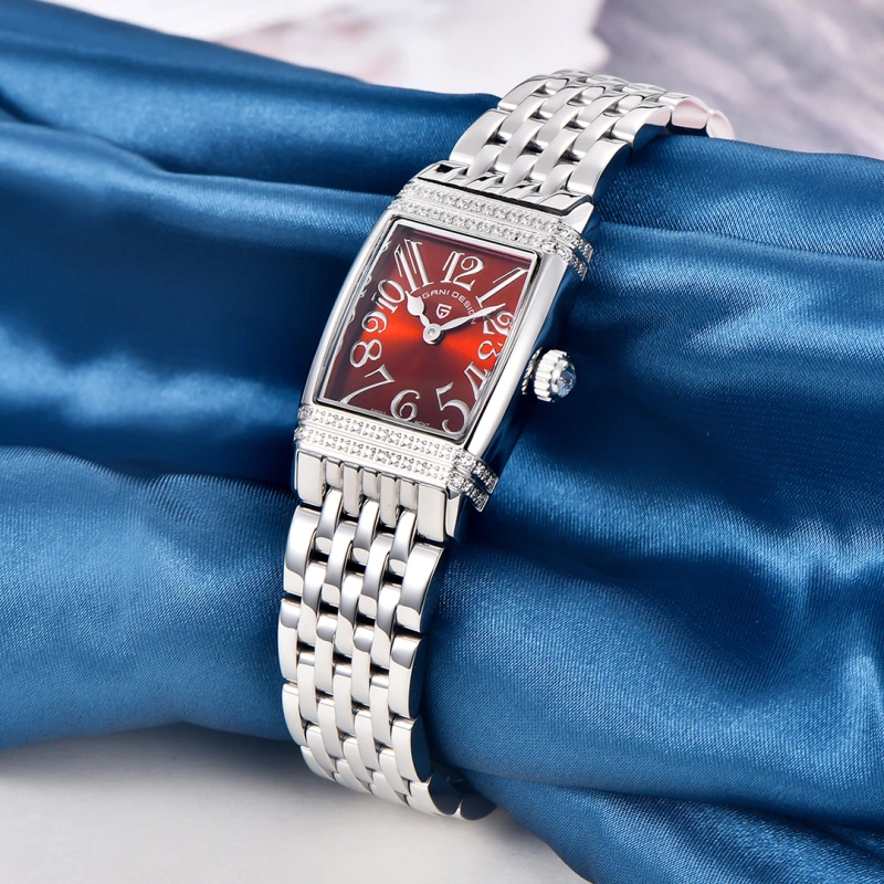 PAGANI DESIGN Luxury Women's Watches Stainless Steel Quartz Wrist Watches for Women PD1737L Gold Dress Wristwatches