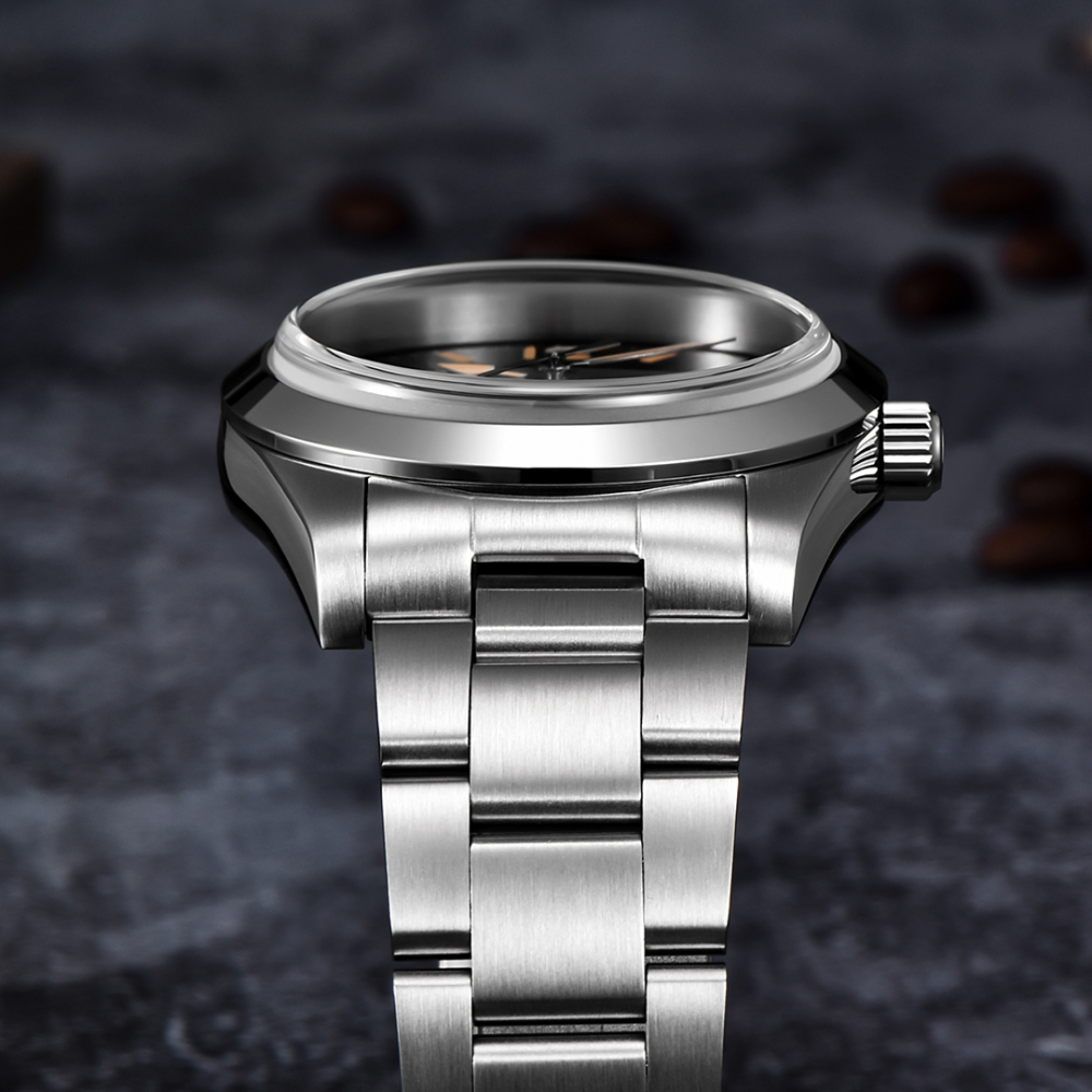 PAGANI DESIGN Men's Automatic Watches 36mm Stainless Steel Mechanical Watches NH35 Sapphire AR Coating 20Bar Waterproof