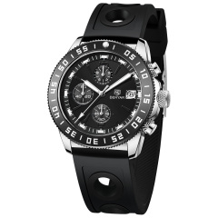 silver black silicone BY5198