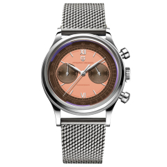 Silver brown meshband PD1739