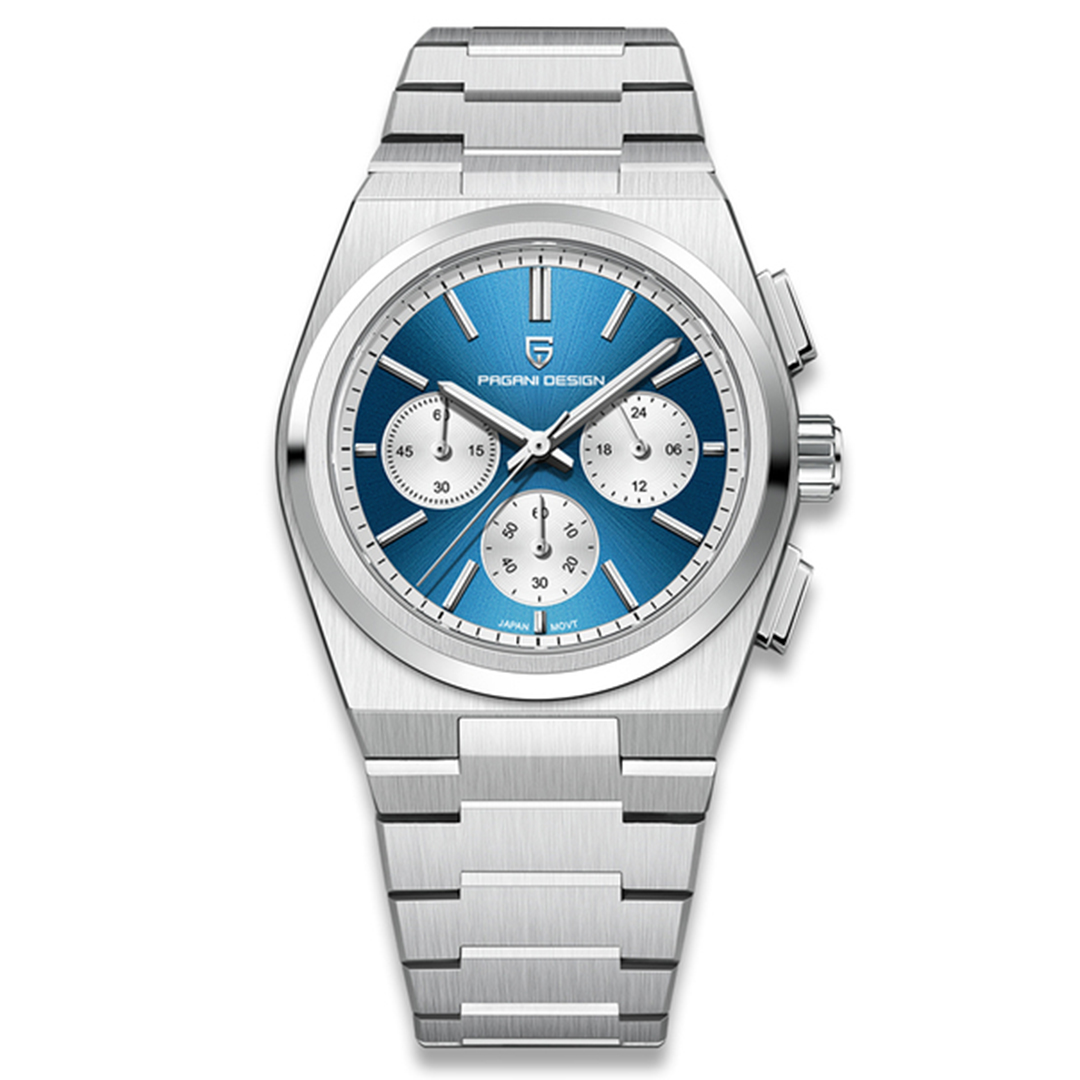 PAGANI DESIGN PD-1761 パンダ文字盤 ラグスポ（クオーツ） PAGANI DESIGN PD-1761, Men's Quartz Watches 40mm Chronograph