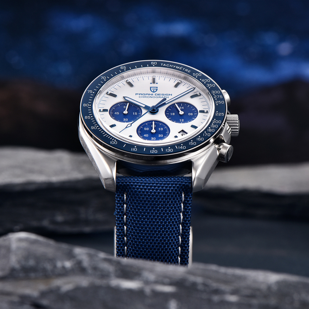 PAGANI DESIGN PD-1701 Men's Quartz Watches 40mm New Release full Stainless Steel Waterproof Sports Chronograph Wrist Watch for Men Sapphire Dial Glass
