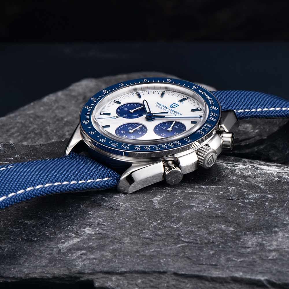 PAGANI DESIGN PD-1701 Men's Quartz Watches 40mm New Release full Stainless Steel Waterproof Sports Chronograph Wrist Watch for Men Sapphire Dial Glass