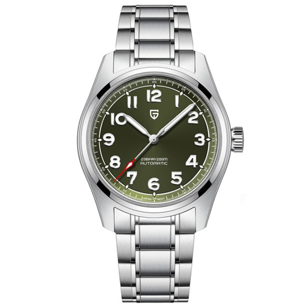 PAGANI DESIGN PD-1717 Men's Automatic Mechanical Watches with 38mm Case full Stainless Steel Business Waterproof Wrist Watch for Men