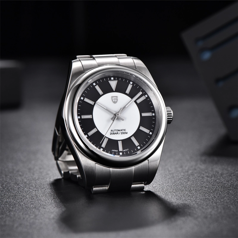 PAGANI DESIGN PD1764 Men's Automatic Watches 40mm Stainless Steel Mechanical Business Wrist Watches for Men NH35A Movt