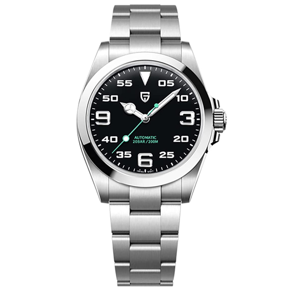 PAGANI DESIGN Men's Automatic Watches 40MM Stainless Steel Homage Mechanical Wristwatches Sapphire Glass AR Coated Watches 20bar Waterproof