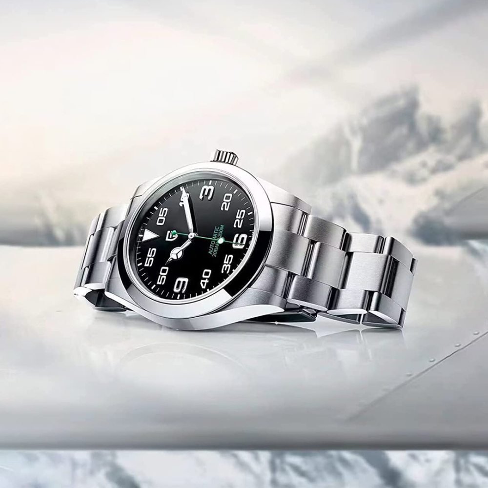 PAGANI DESIGN Men's Watches PD-1692 Automatic Mechanical 40MM Stainless Steel Wristwatches Sapphire Glass AR Coated Watches 20bar Waterproof