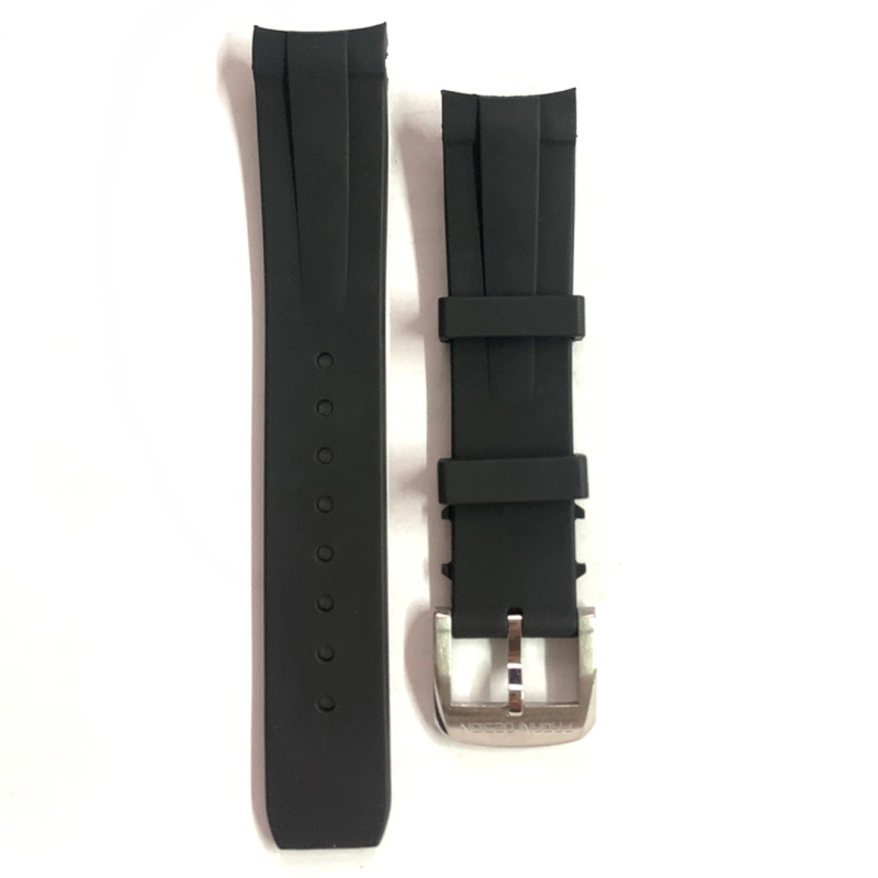 PAGANI DESIGN Silicone Watchband Withc Classic Buckle Suitable for Model 1651 1661 1662 1664 1644 and so on 19.5mm Band Width