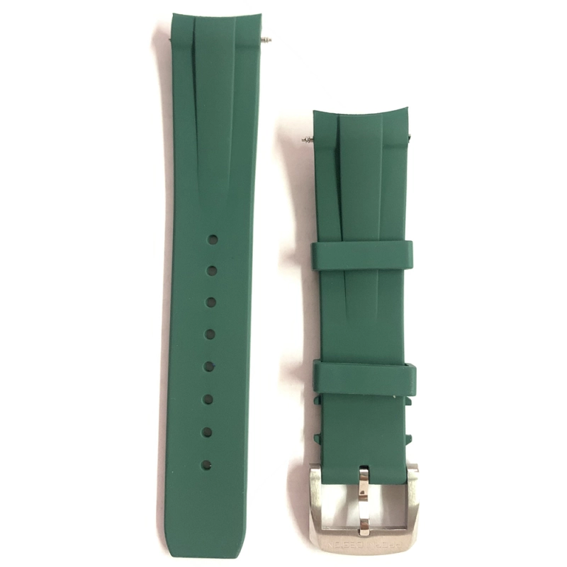 PAGANI DESIGN Silicone Watchband Withc Classic Buckle Suitable for Model 1651 1661 1662 1664 1644 and so on 19.5mm Band Width