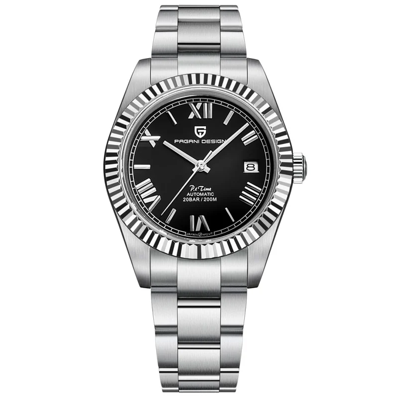 PAGANI DESIGN New Men's Automatic Watches 40mm full Stainless Steel Waterproof Mechanical Wrist Watch for Men PD1691