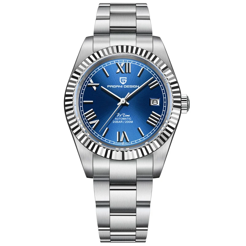 PAGANI DESIGN New Men's Automatic Watches 40mm full Stainless Steel Waterproof Mechanical Wrist Watch for Men PD1691