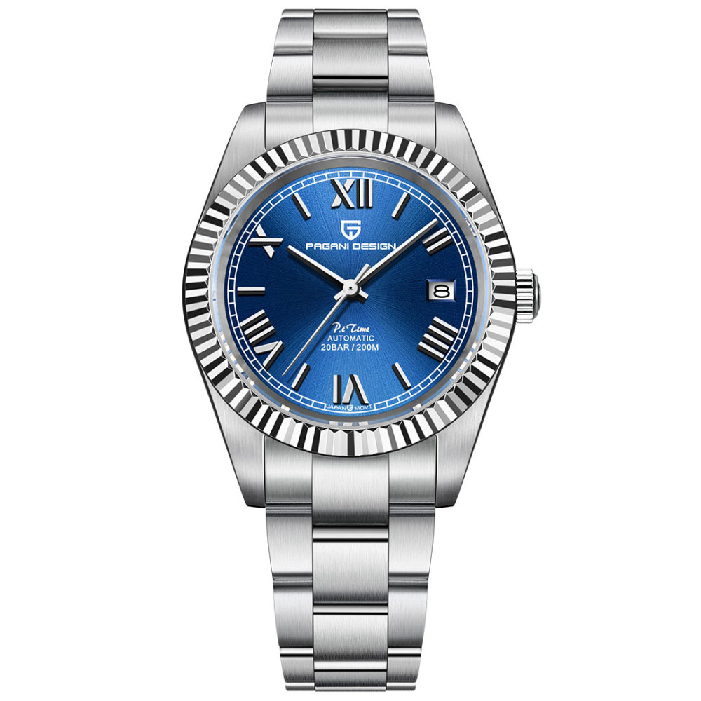 PAGANI DESIGN New Men's Automatic Watches 40mm full Stainless Steel Waterproof Mechanical Wrist Watch for Men PD1691